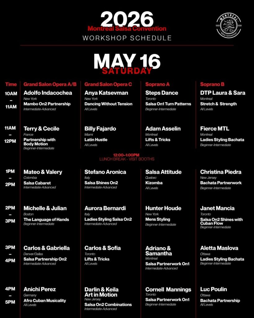 ENG Saturday Schedule