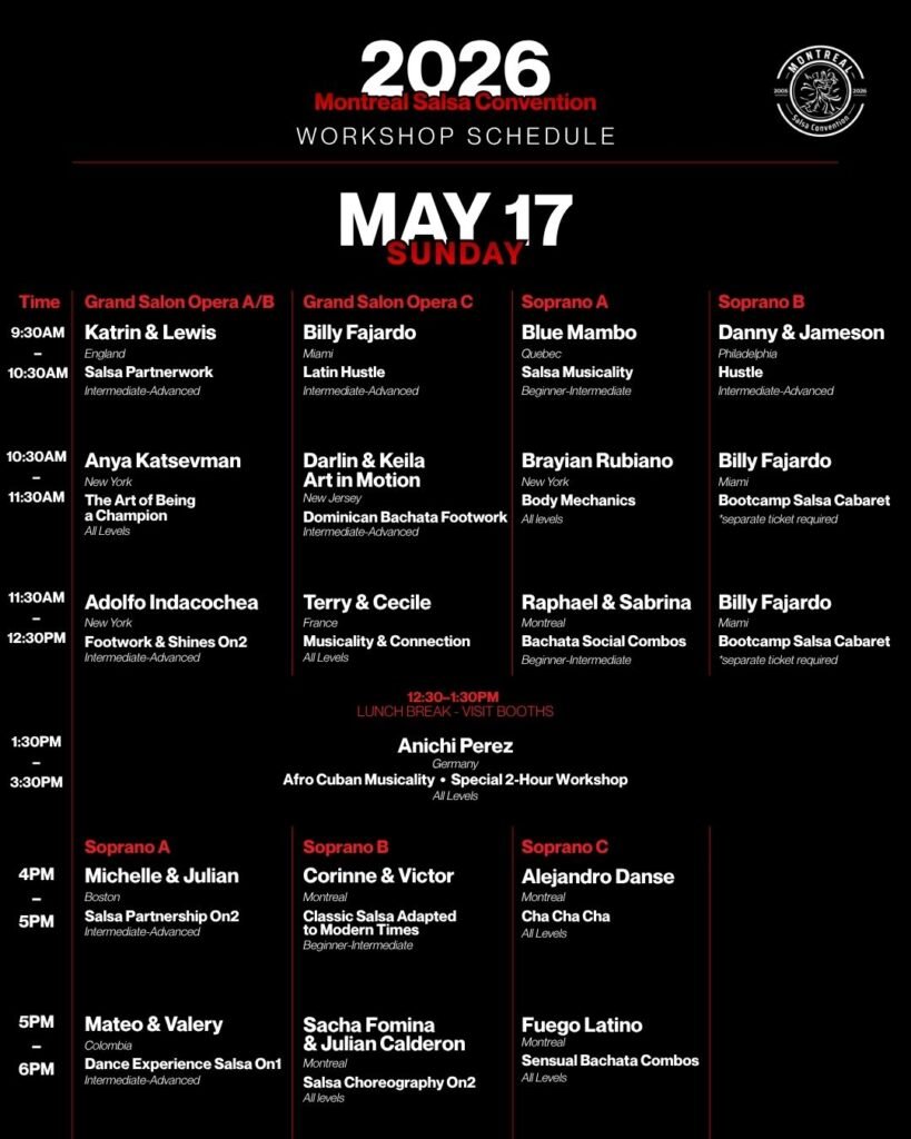 ENG Sunday Schedule