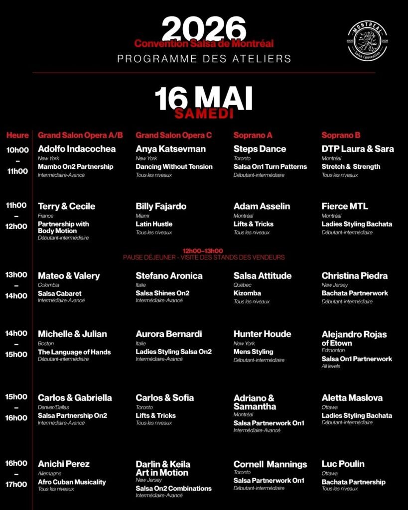 Programme de l'atelier du samedi 16 mai