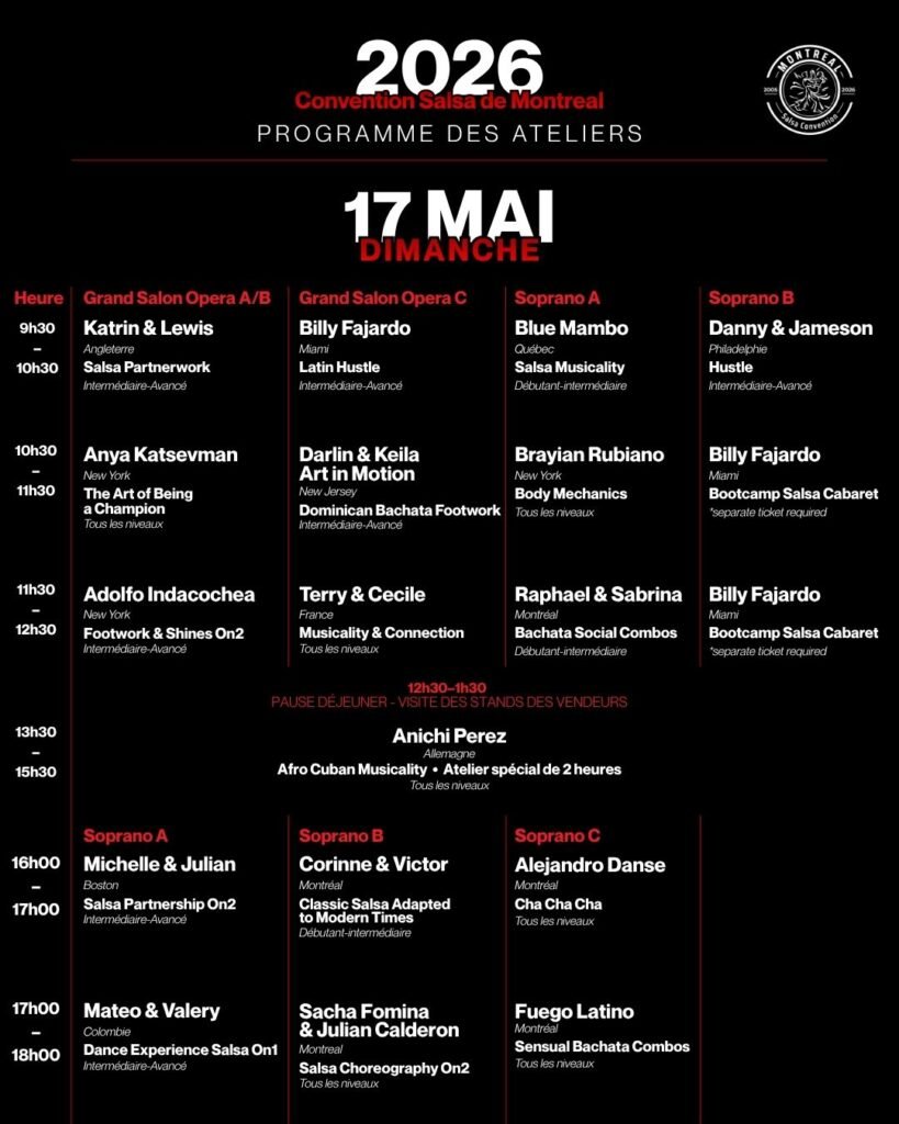 Programme du dimanche FR